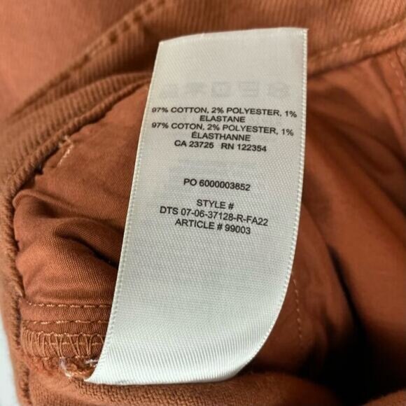 Aritzia Wilfred Free Modern Cargo Pant In GD Rust Size 00 - Picture 5 of 8